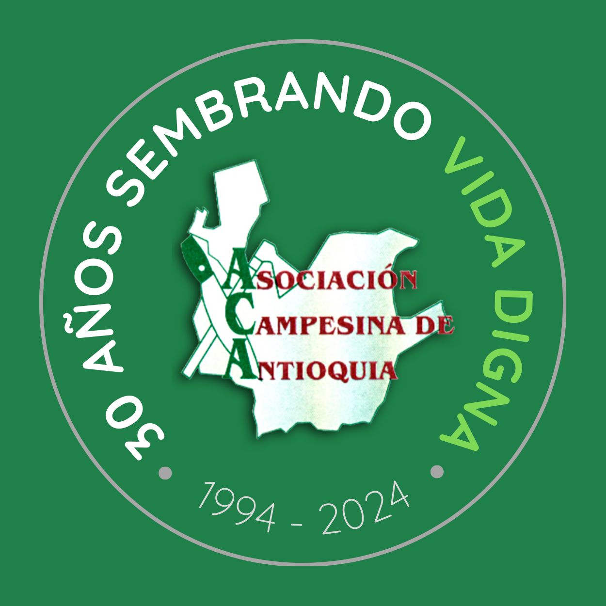 30 años sembrando vida digna